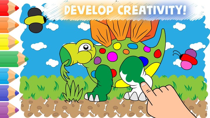 Easy coloring pages for kids screenshot image 1_Popularmodapk.com