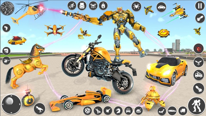 Robot Bike Shooting Game screenshot image 4_Popularmodapk.com