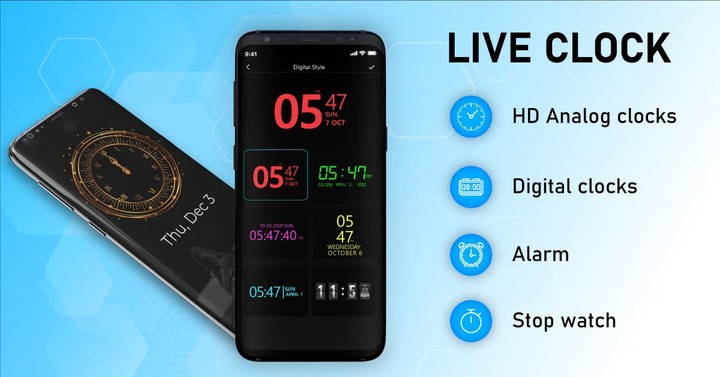 Live Clock Wallpapers screenshot image 1_Popularmodapk.com