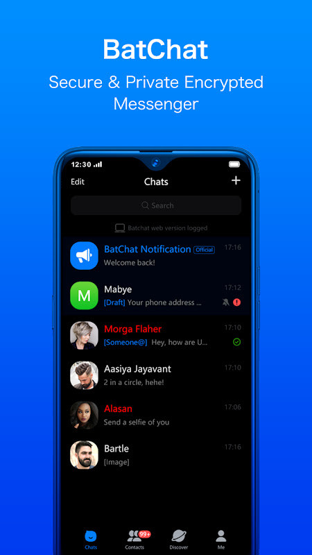 BatChat - Private Messenger screenshot image 7_Popularmodapk.com