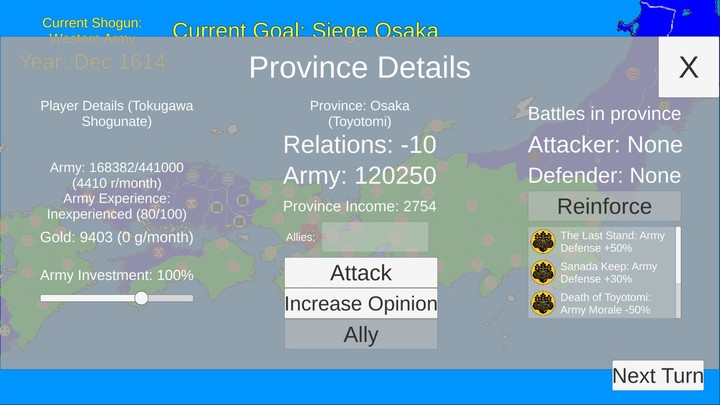 Sengoku Wars screenshot image 4_Popularmodapk.com