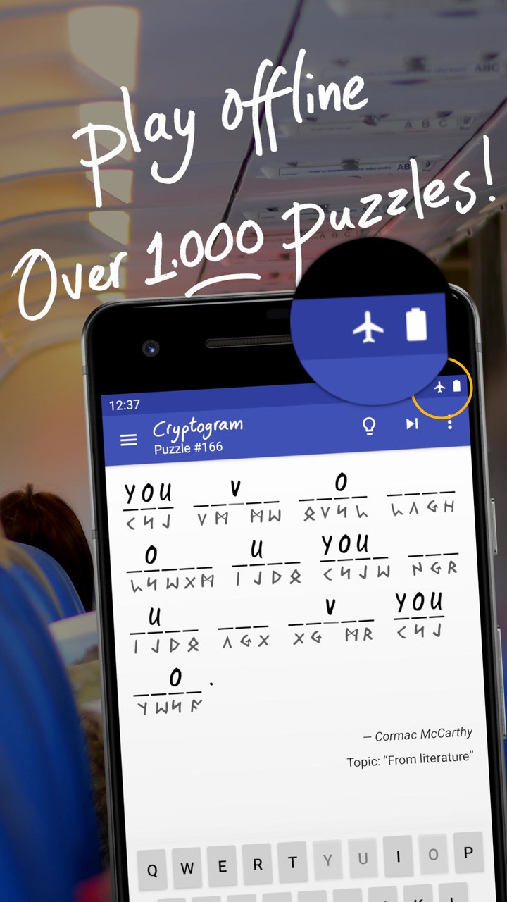 Cryptogram - puzzle quotes screenshot image 8_Popularmodapk.com