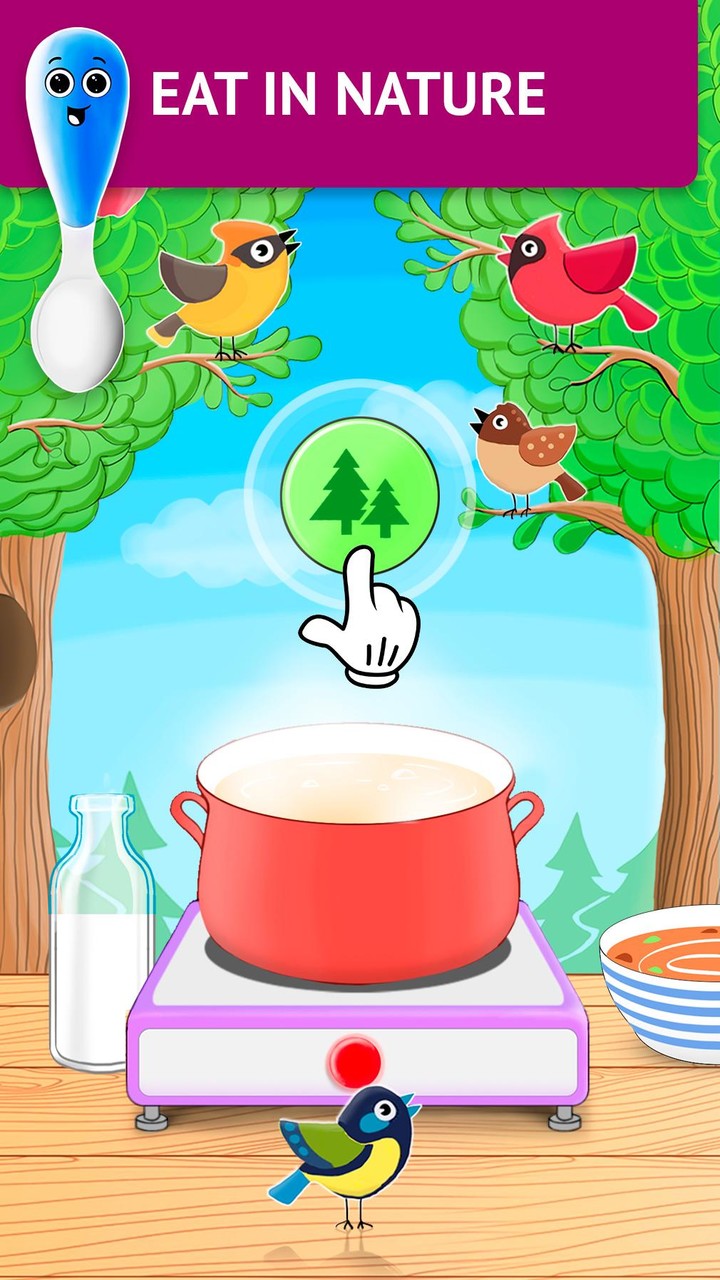 Baby Spoon: Feeding Game screenshot image 4_Popularmodapk.com
