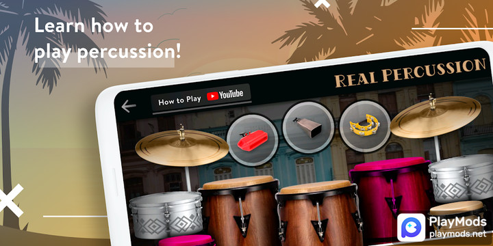 Real Percussion: cumbia kit<span>(Remove ads)</span> screenshot image 2_Popularmodapk.com