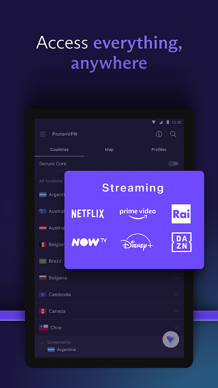 Proton VPN: Private, Secure screenshot image 10_Popularmodapk.com