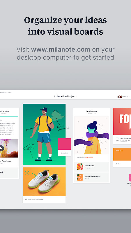 Milanote screenshot image 3_Popularmodapk.com