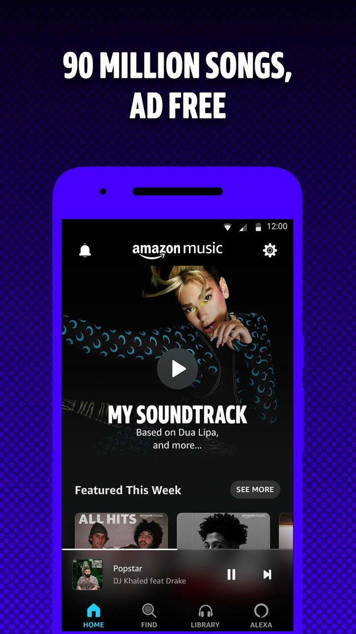 Amazon Music screenshot image 1_Popularmodapk.com