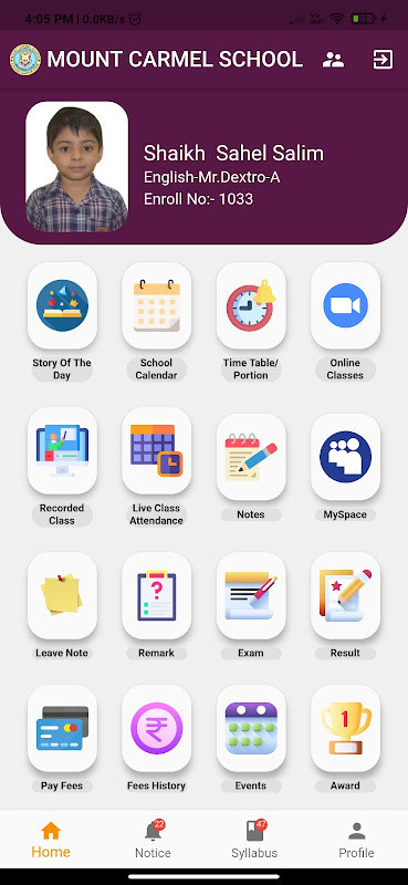 Mount Carmel School Mira Road screenshot image 3_Popularmodapk.com