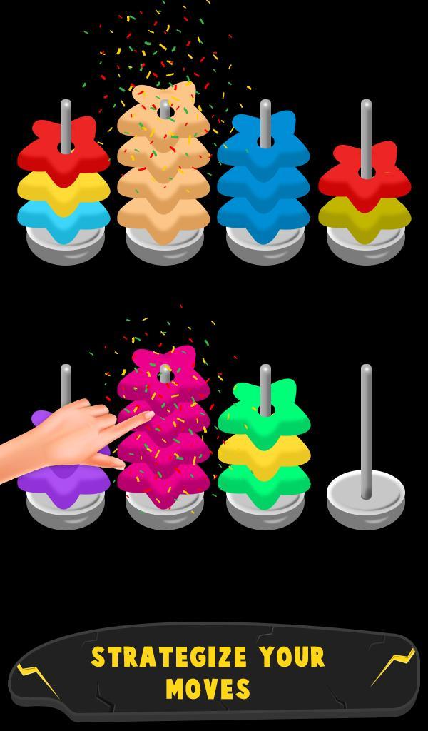 Color Hoop Stack Sort Puzzle screenshot image 5_Popularmodapk.com