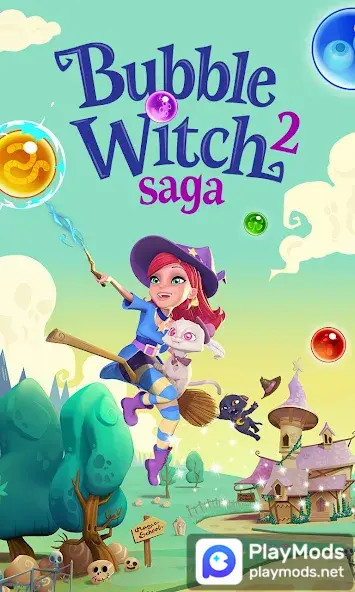 Bubble Witch 2 Saga<span>(speed change)</span> screenshot image 5_Popularmodapk.com