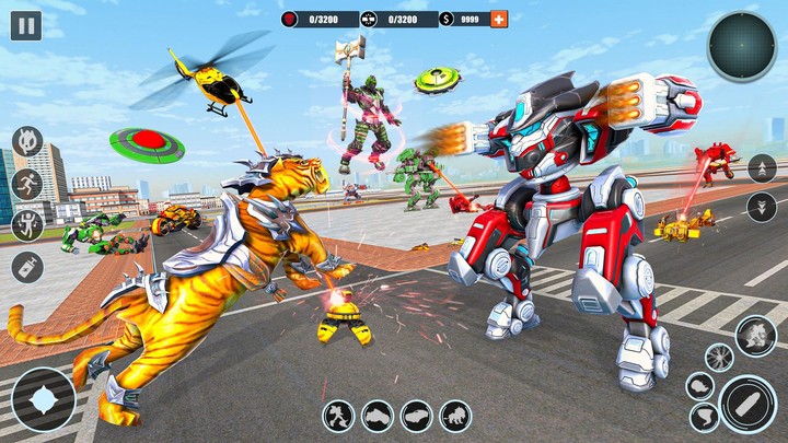 Tiger Robot War Robot Showdown screenshot image 2_Popularmodapk.com