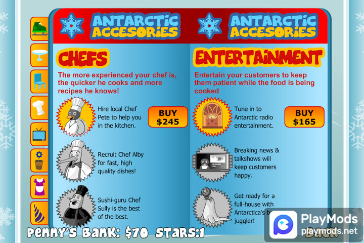 Penguin Diner 2: My Restaurant<span>(Speed Hack)</span> screenshot image 4_Popularmodapk.com