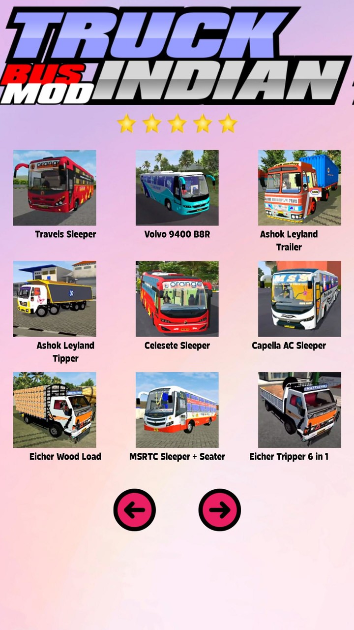 Bus Mod Truck Indian screenshot image 4_Popularmodapk.com