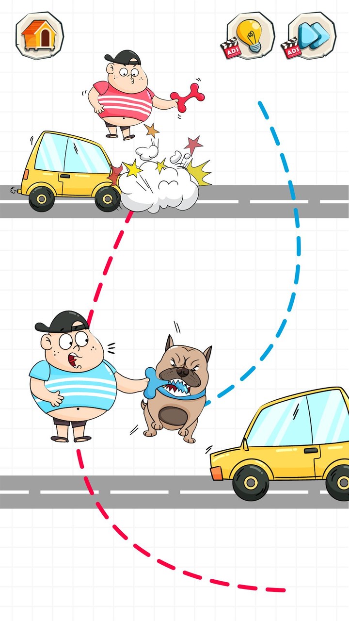 Doge Rush - Draw to bite screenshot image 4_Popularmodapk.com