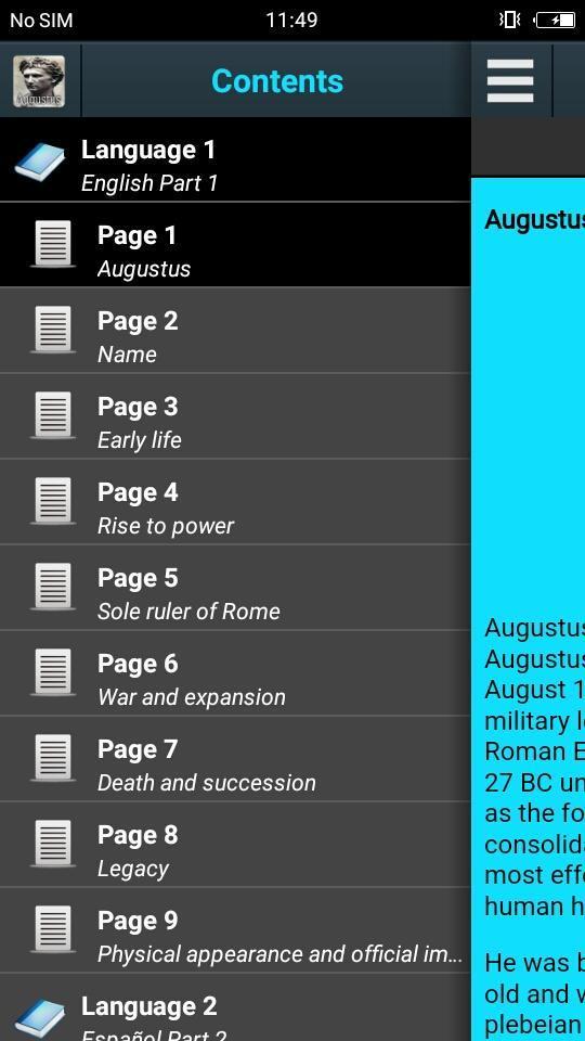 Biography of Caesar Augustus screenshot image 6_Popularmodapk.com