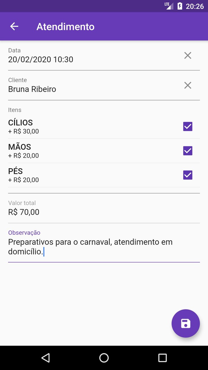 Sistema de Gestão para Salão, Manicure e Maquiagem screenshot image 3_Popularmodapk.com