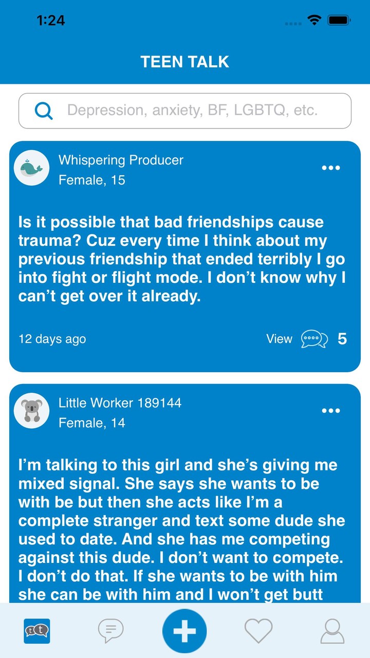 Teen Talk - Teens Support Teens screenshot image 3_Popularmodapk.com