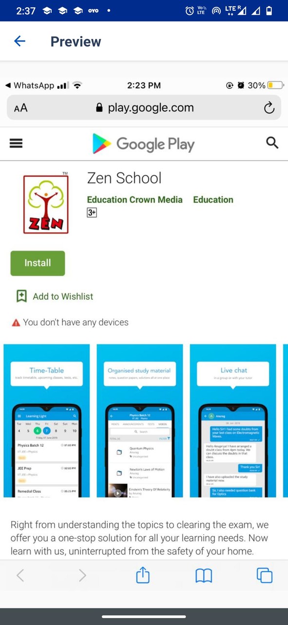 Zen School screenshot image 1_Popularmodapk.com