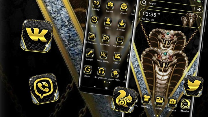 Diamond Cobra Theme screenshot image 6_Popularmodapk.com