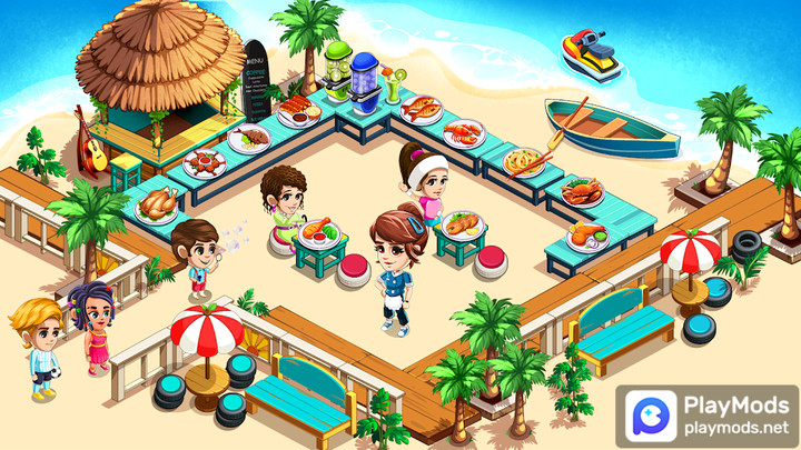 Cooking Restaurant Kitchen<span>(Unlimited gold)</span> screenshot image 3_Popularmodapk.com