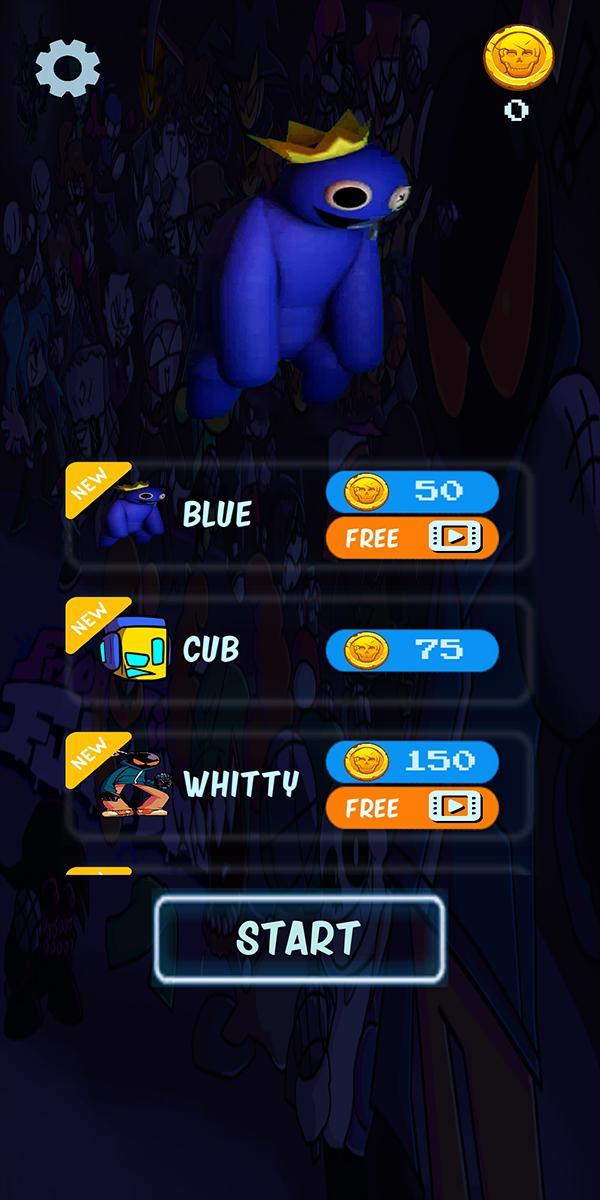 Orange Rainbow Friends FNF Mod screenshot image 3_Popularmodapk.com