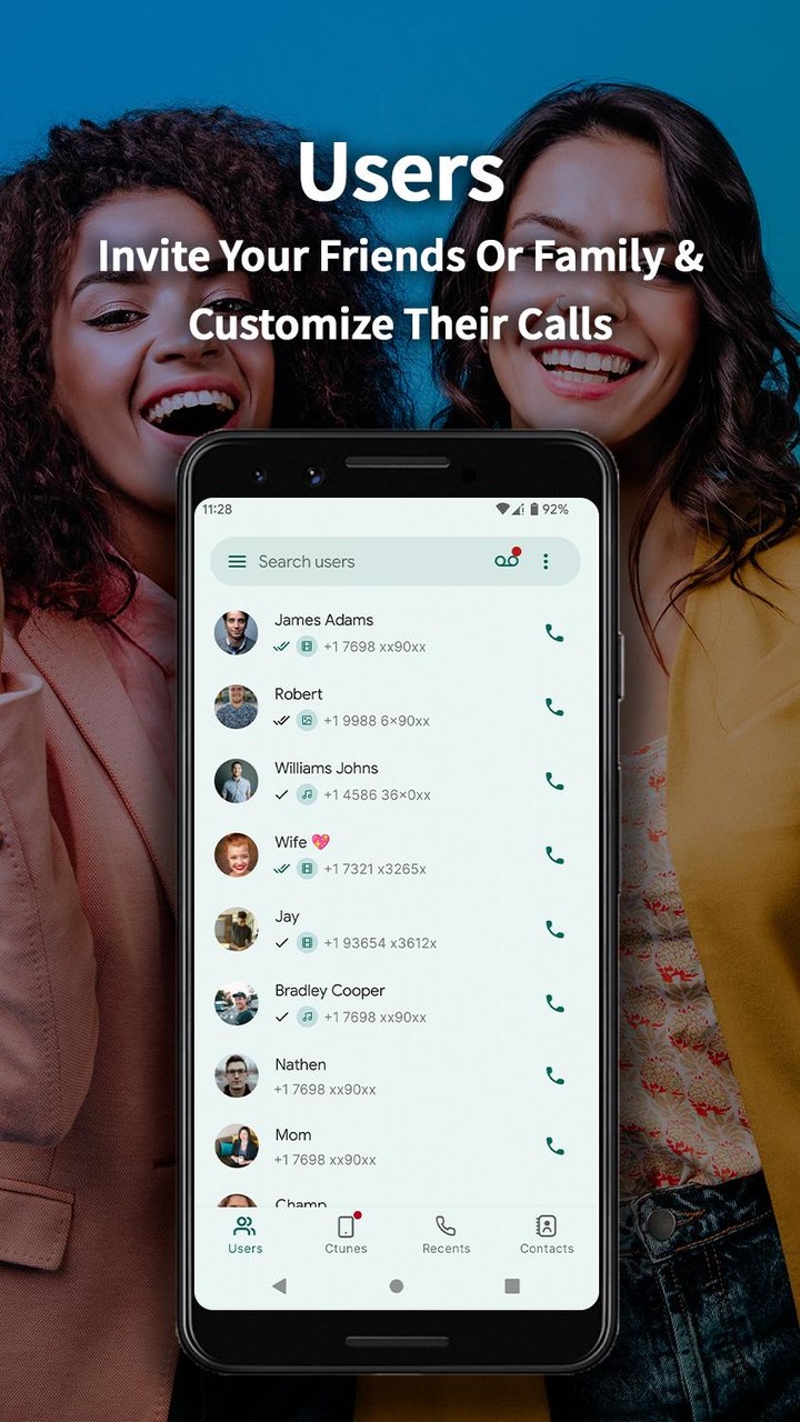 Ctunes:Calling &Callertune App screenshot image 2_Popularmodapk.com