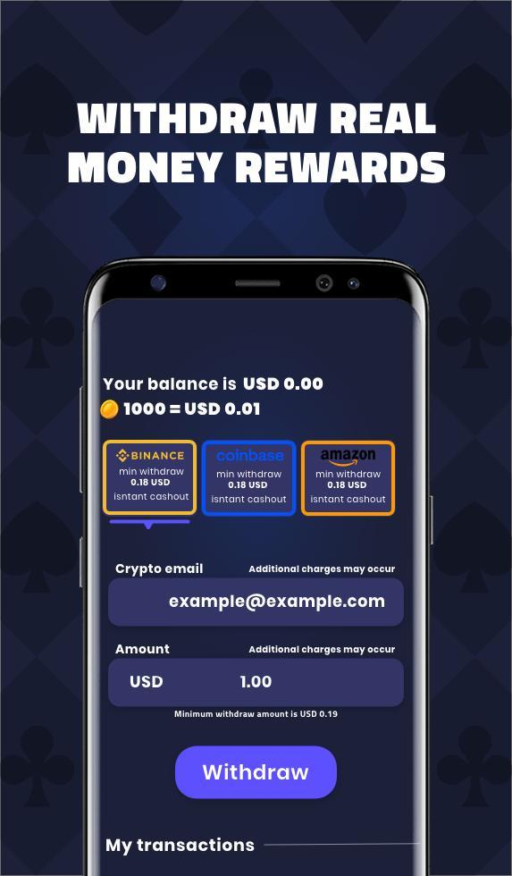 Earn money - Givvy Solitaire screenshot image 3_Popularmodapk.com