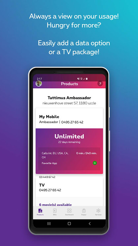 MyProximus screenshot image 7_Popularmodapk.com