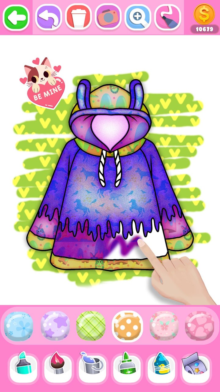 Glitter Dress Coloring Book screenshot image 5_Popularmodapk.com