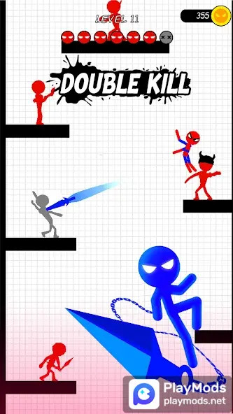Stickman Hero: Teleport Fight<span>(Unlimited Money)</span> screenshot image 2_Popularmodapk.com