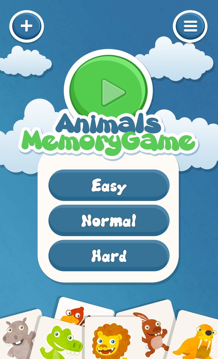 Animals memory games for kids screenshot image 1_Popularmodapk.com