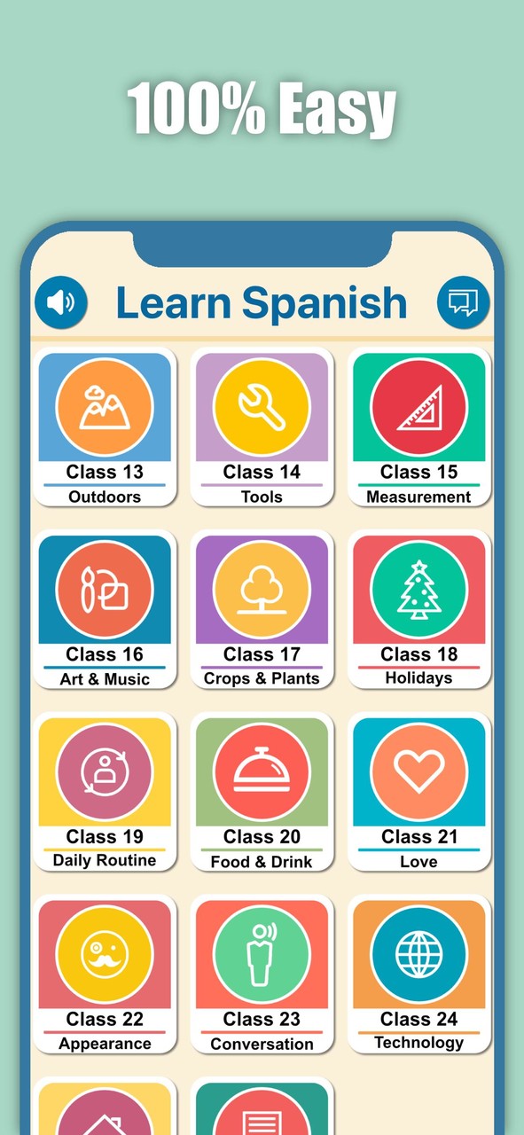 Learn Spanish for Beginners screenshot image 3_Popularmodapk.com