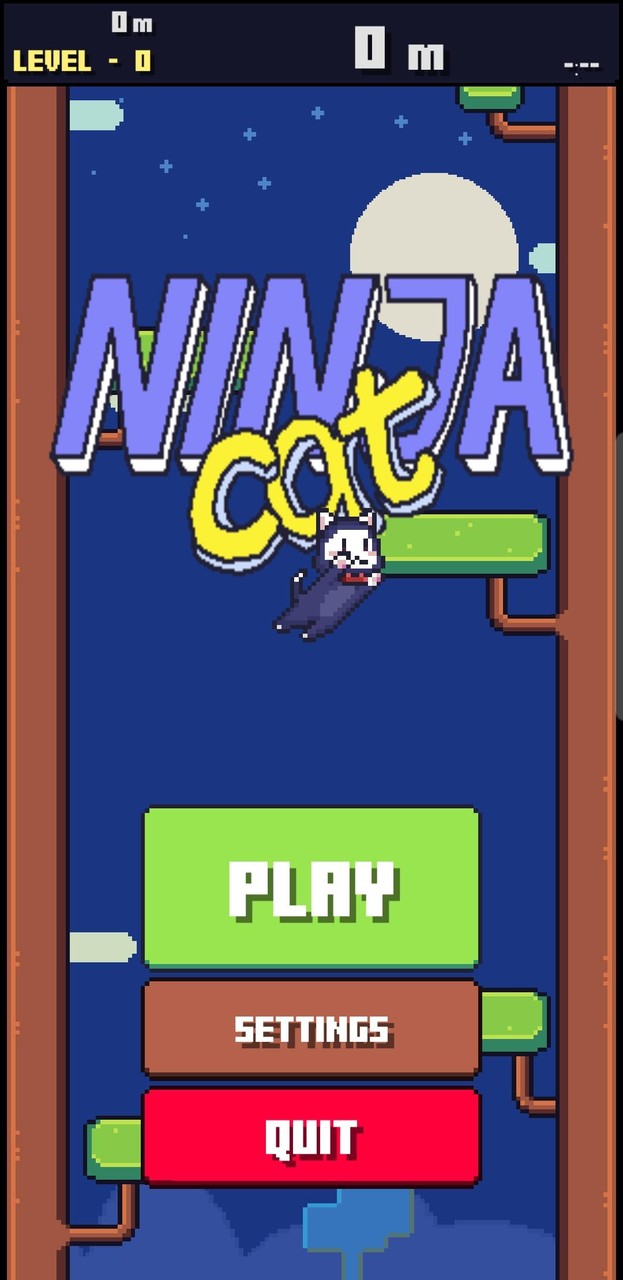 Ninja Cat (Cat climbing tree) screenshot image 1_Popularmodapk.com