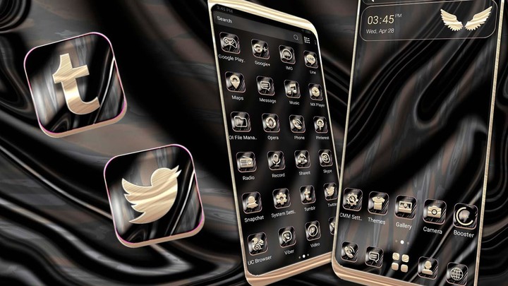Metal Silk Pattern Theme screenshot image 6_Popularmodapk.com