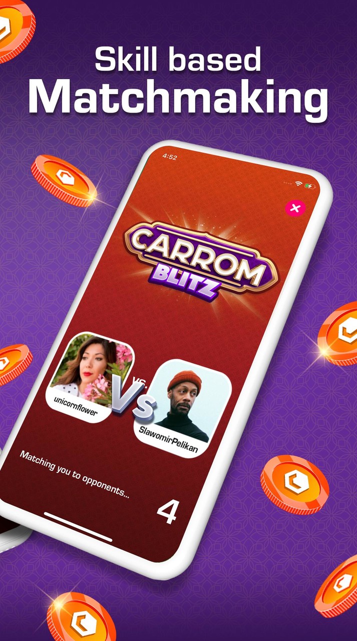 Carrom Blitz: Win Rewards screenshot image 2_Popularmodapk.com