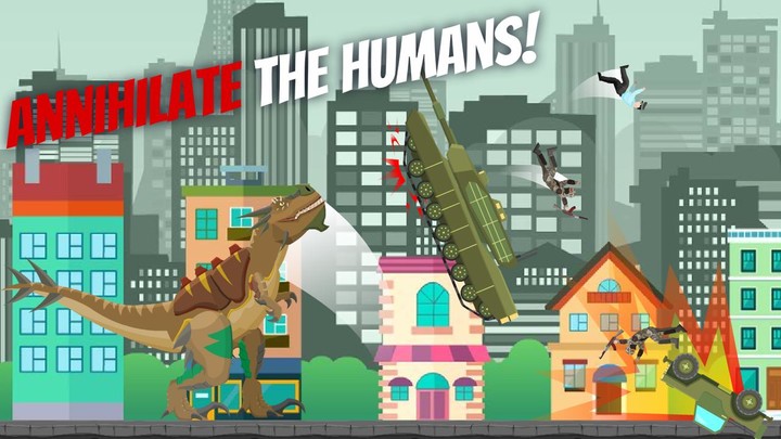 Hybrid T-Rex: City Rampage screenshot image 3_Popularmodapk.com