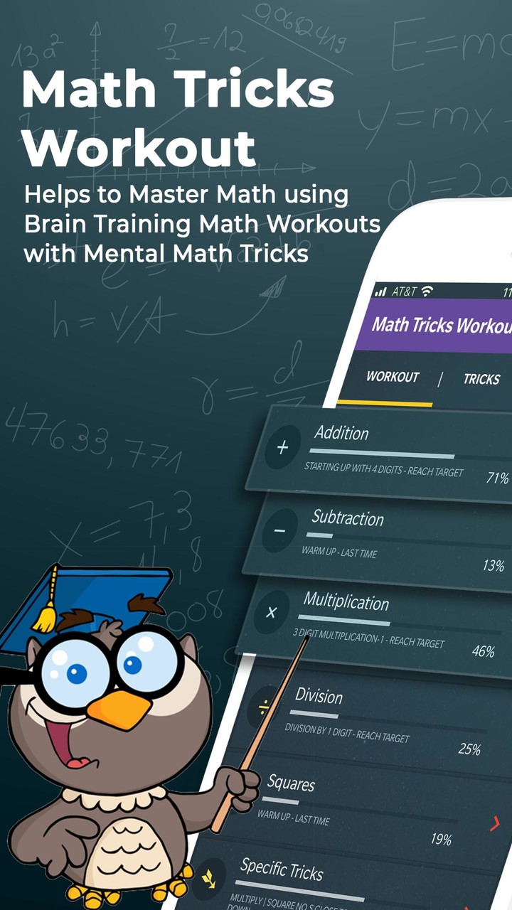 Mental Math Tricks Workout screenshot image 1_Popularmodapk.com
