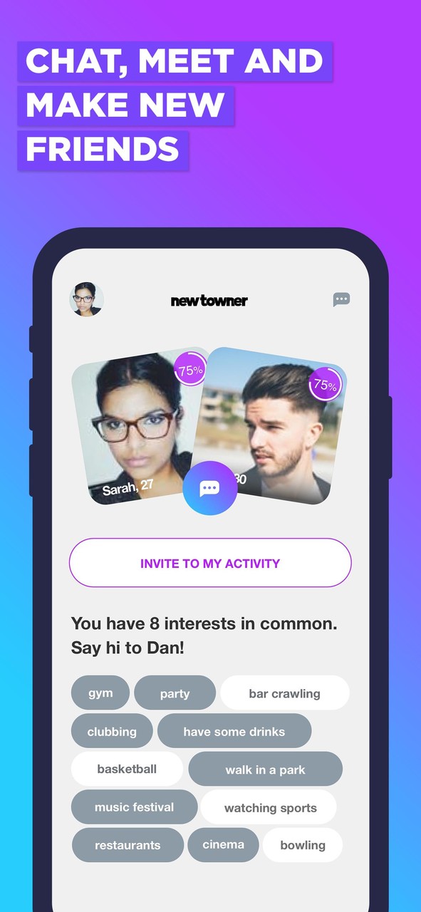 NewTowner: Meet People Nearby screenshot image 4_Popularmodapk.com