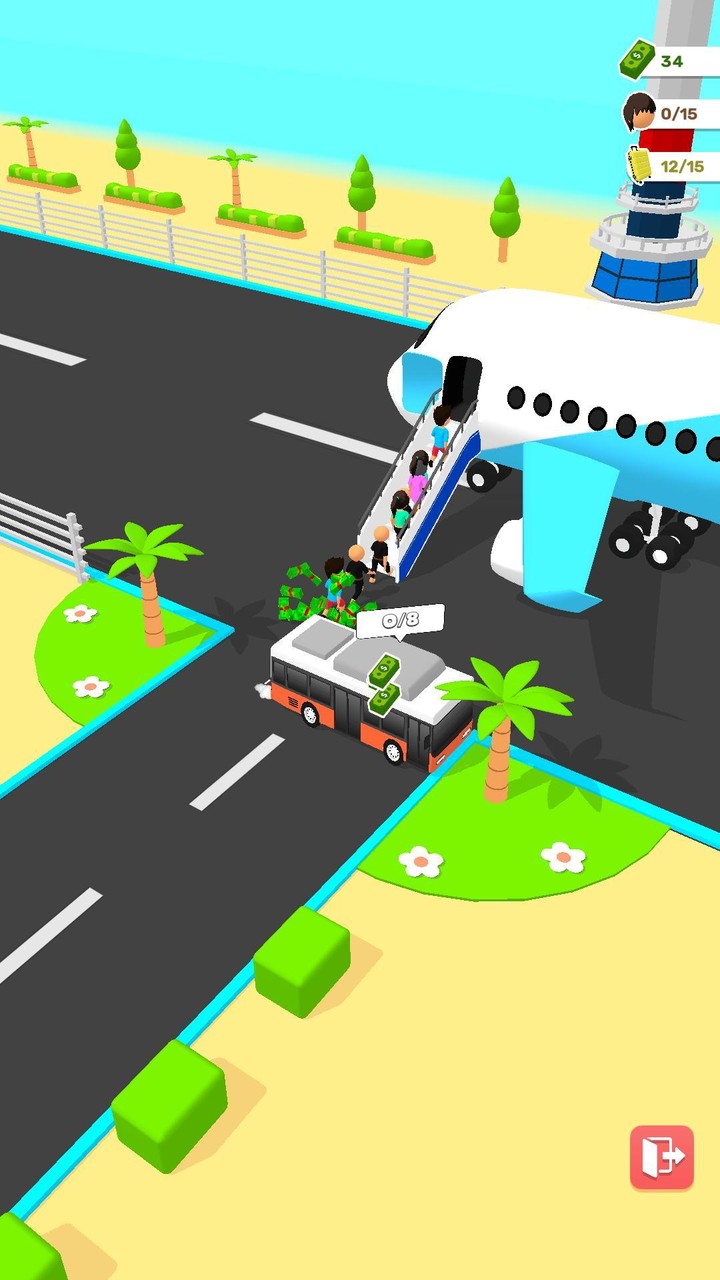 Little Airport - Airport Idle screenshot image 4_Popularmodapk.com