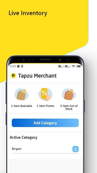 Tapzu Vendor App screenshot image 2_Popularmodapk.com