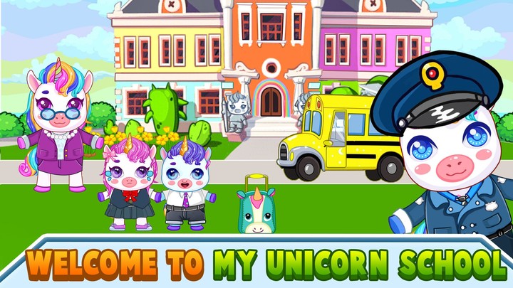 Mini Town: My Unicorn School screenshot image 1_Popularmodapk.com