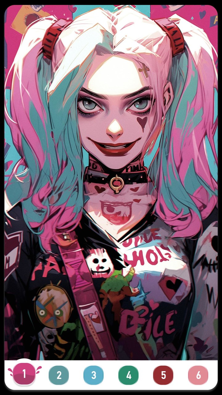 Clown Color, Paint by numbers screenshot image 1_Popularmodapk.com