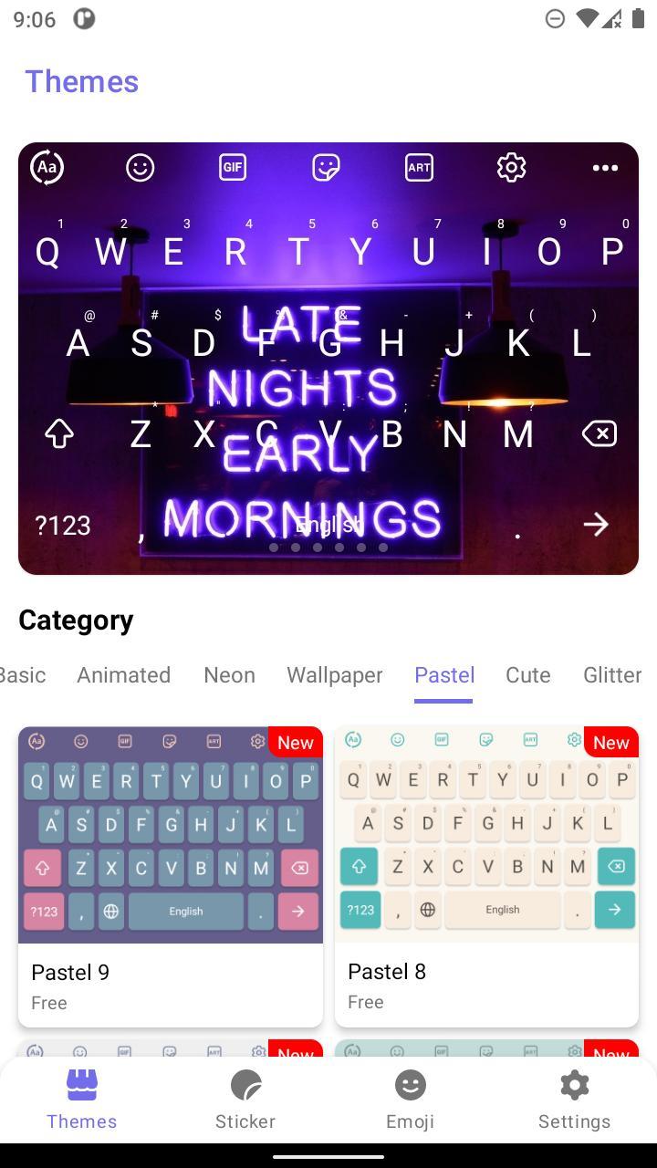Keys Cafe - RGB LED Keyboard screenshot image 1_Popularmodapk.com