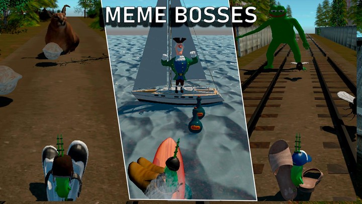 Barhatny Tyagy - Meme game screenshot image 1_Popularmodapk.com