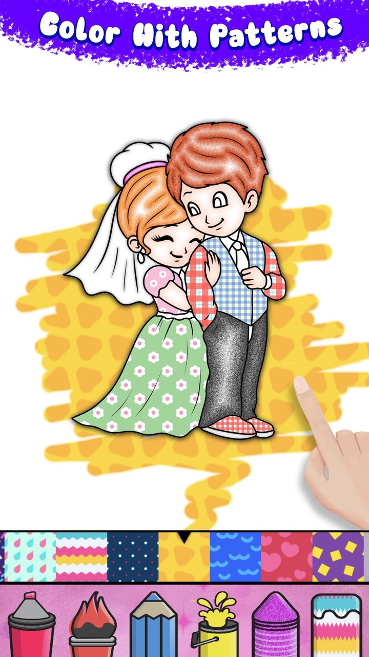 Bride And Groom Coloring Book screenshot image 10_Popularmodapk.com