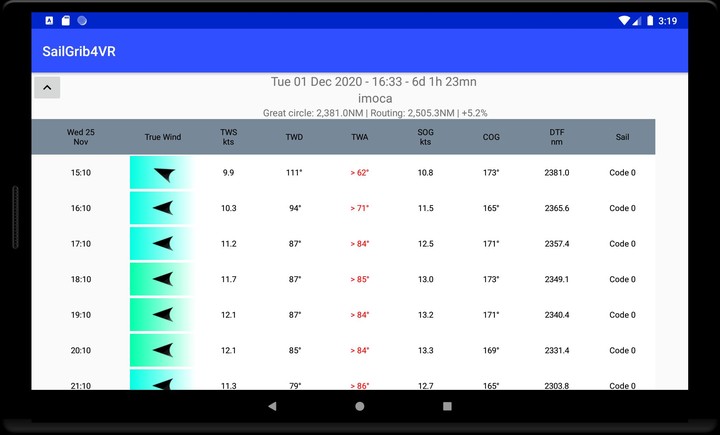SailGrib for Virtual Regatta screenshot image 11_Popularmodapk.com