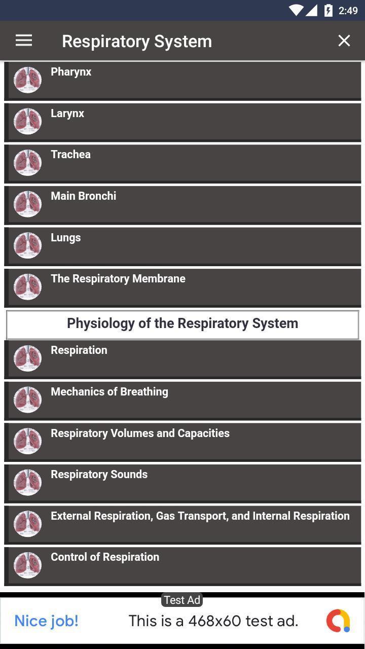 Respiratory System screenshot image 2_Popularmodapk.com