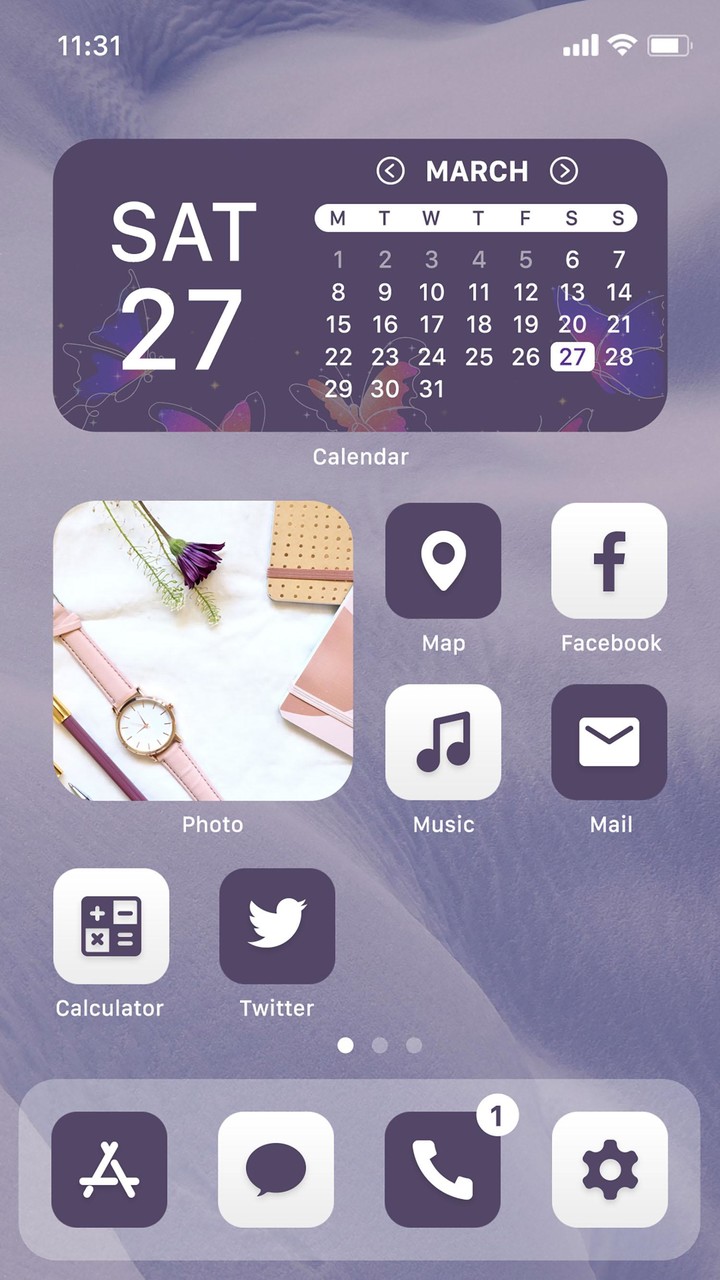 Wow Violet Theme - Icon Pack screenshot image 5_Popularmodapk.com