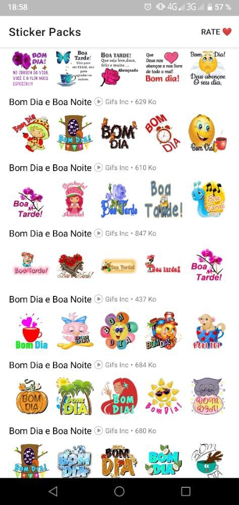 Figurinhas Bom dia e Boa noite screenshot image 1_Popularmodapk.com