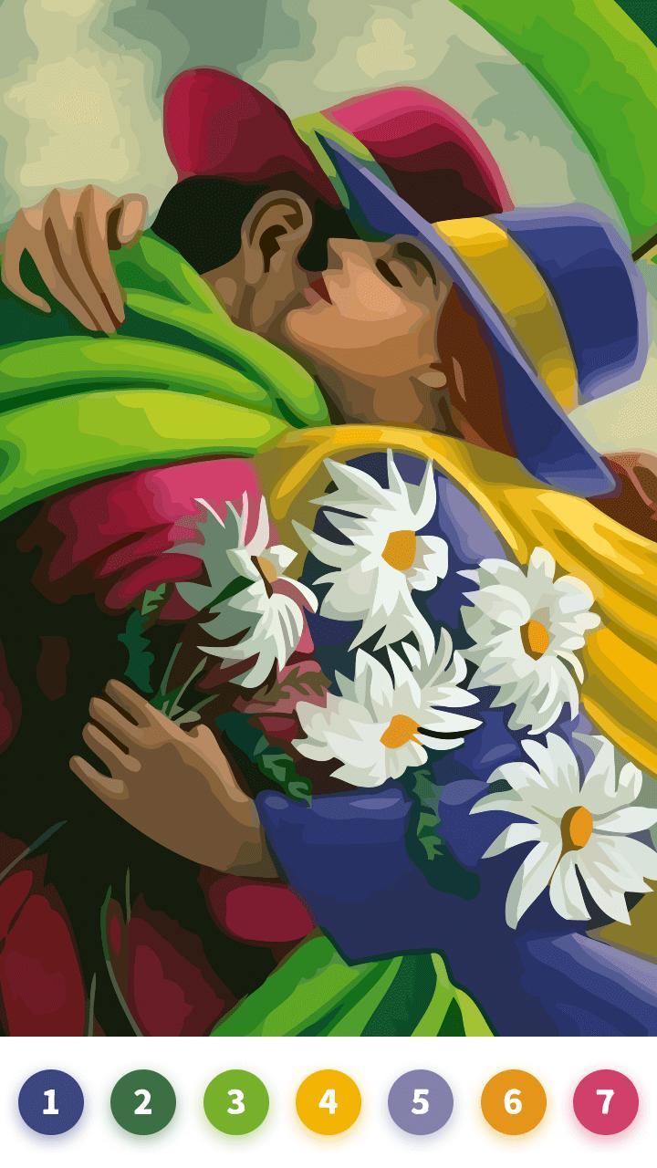 Valentine Paint by Number Game screenshot image 4_Popularmodapk.com